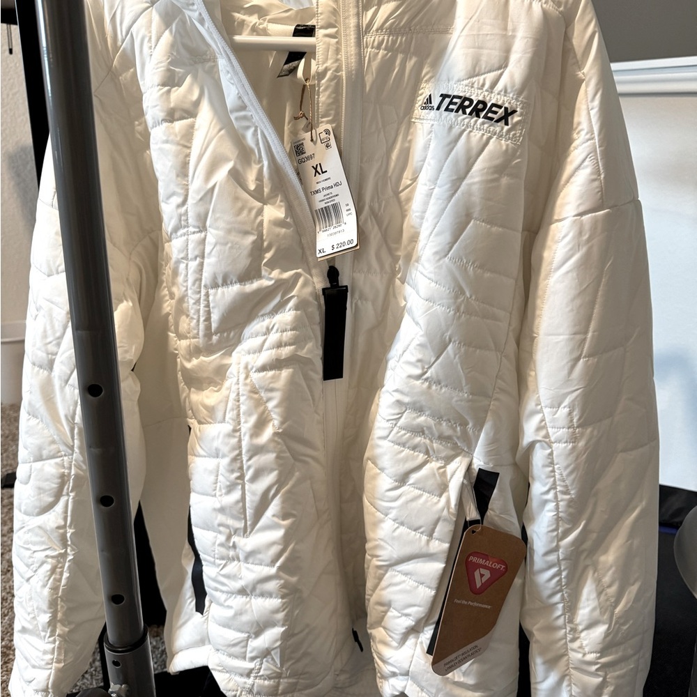 White Terrex Men’s Adidas jacket - size L